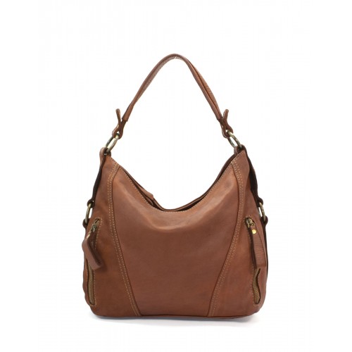 512■ Urban Ledertasche Handtasche für Damen schwarz & Braun